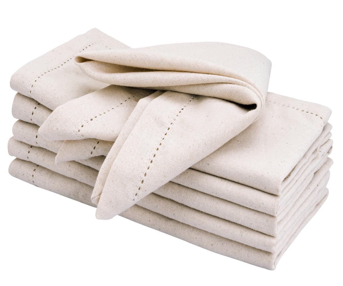 Hemstitched Cloth Napkins - 22 inch