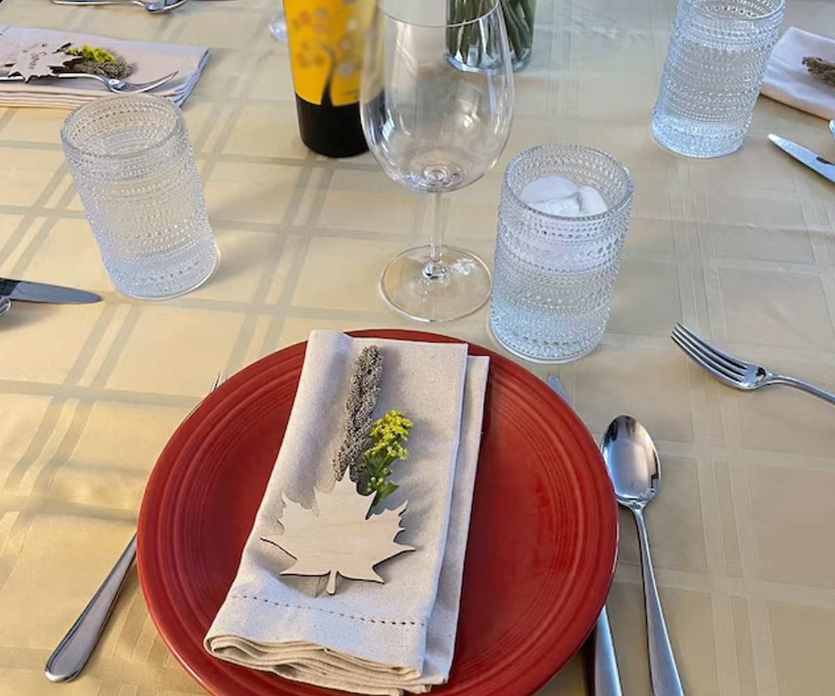 Natural Hemstitched Napkins - 20 inch