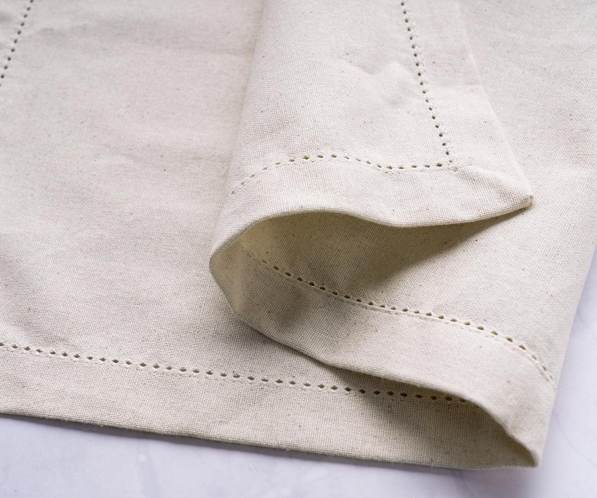Hemstitch Cocktail Napkins - Set of 12