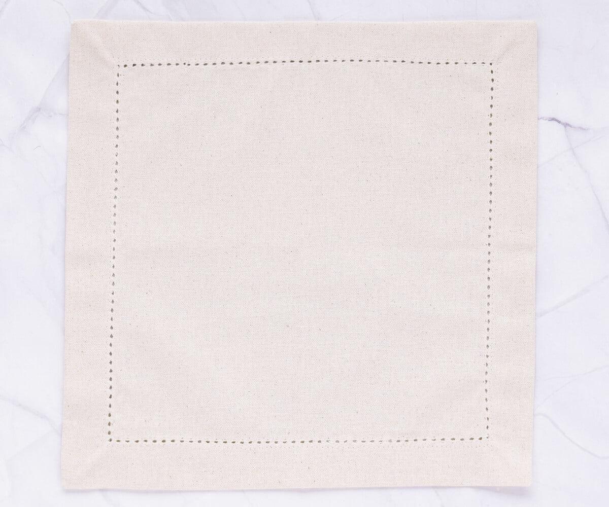 Hemstitched Cloth Napkins - 22 inch