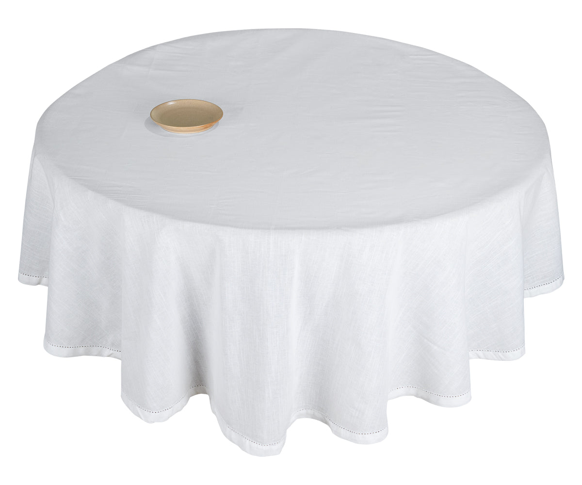 Cotton Round Tablecloth - Round Table Cover
