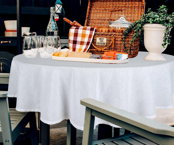 Cotton Round Tablecloth - Round Table Cover