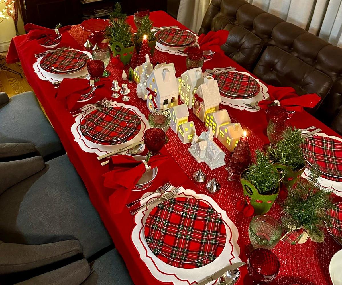 Oval Placemats Set of 4 - Cotton Placemats