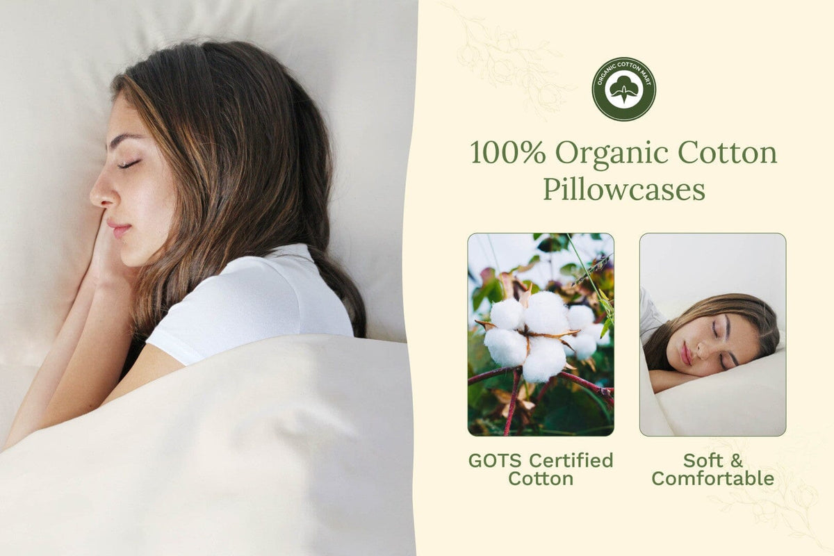 Organic Sateen Pillowcases (Shipping fees may apply)