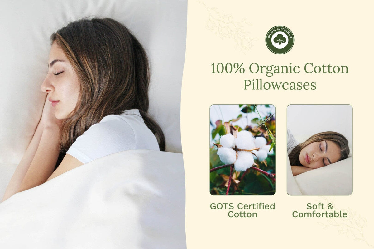 Organic Sateen Pillowcases (Shipping fees may apply)