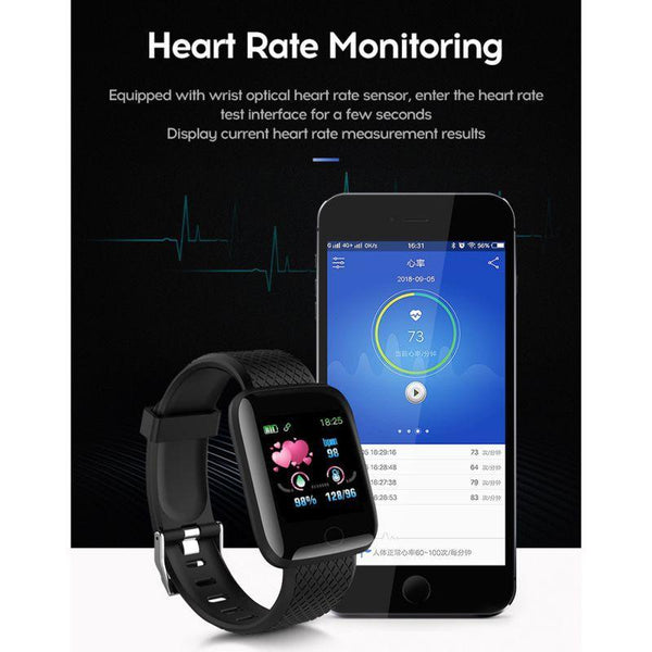 Modern NEW Smart Watch With Heart Rate Blood Pressure and Sports Wristband for Android Sistems
