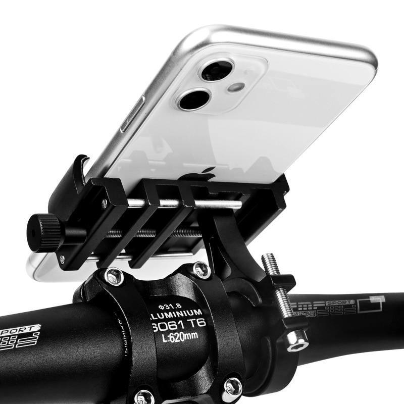 Universal Bicycle Phones Holder Bike Motorcycle Handlebar Clip Stand Mount Unbreakable Cell Phone Support