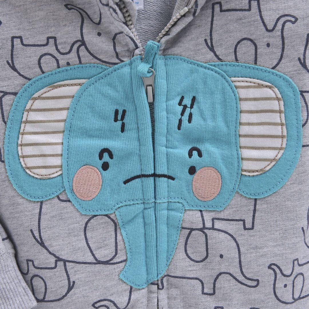 Luxury Printed New Trend Newborn Baby Hooded  Cotton Sweater For Baby Girl/boys In Elegant Modern Luxury Style With Unicorn