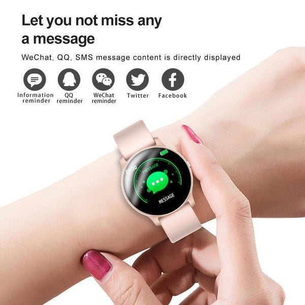 New Waterproof Smart Watch For Women With Heart Rate Monitoring Health Smart Watch Options and Pedometer Fitness Tracker Smart Bracelet For Sport and Fitness