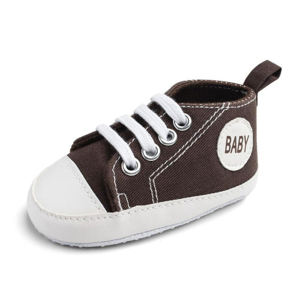 Classic Canvas Newborn Baby Boys Girls First Walkers Toddler Soft Sole Anti-slip Sneakers