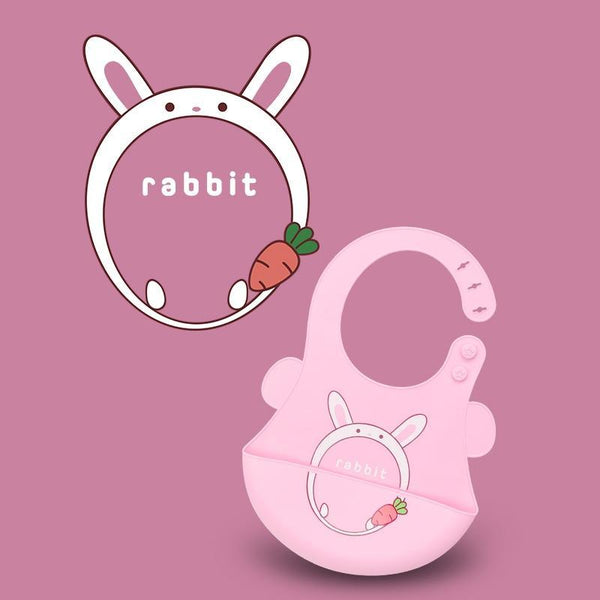 Adjustable Oil-proof  Food Grade Silicone Drool bib Soft And Comfortable Saliva Towel Lunch Baby Bib For Babies and Kids