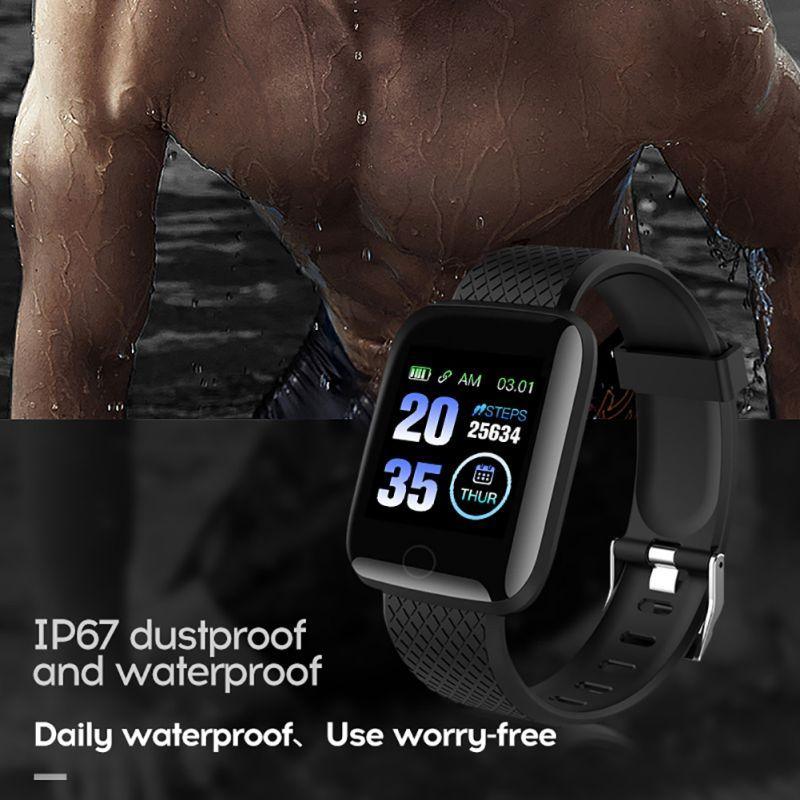 Modern NEW Smart Watch With Heart Rate Blood Pressure and Sports Wristband for Android Sistems