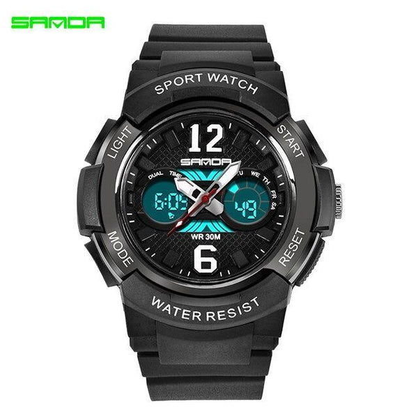 Fashion New Women Sports  Waterproof 50m Watch With Digital LED Ladies Shock Display in  Military Electronic Army Style