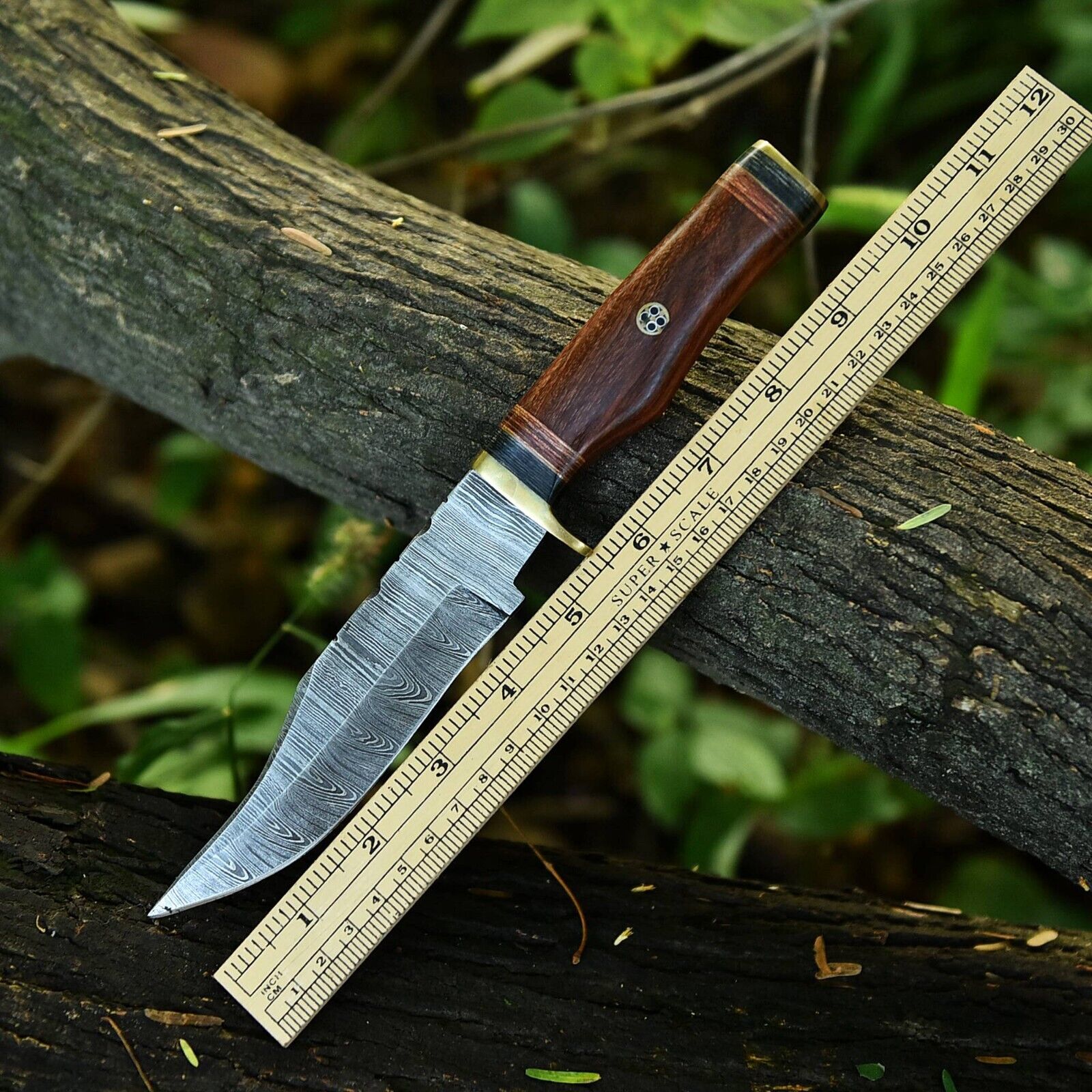 Damascus Steel Hunting Knife – 10