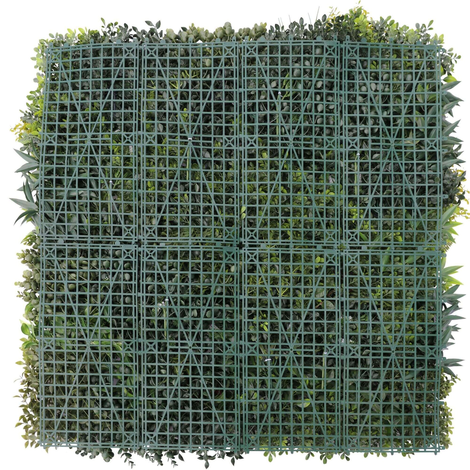 Lush Spring Artificial Vertical Garden Green Wall Panel 40×40in 11 SQ FT – UV Resistant – Commercial Grade