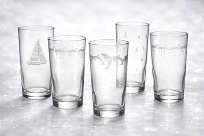 Etched Highball Glass – 15oz