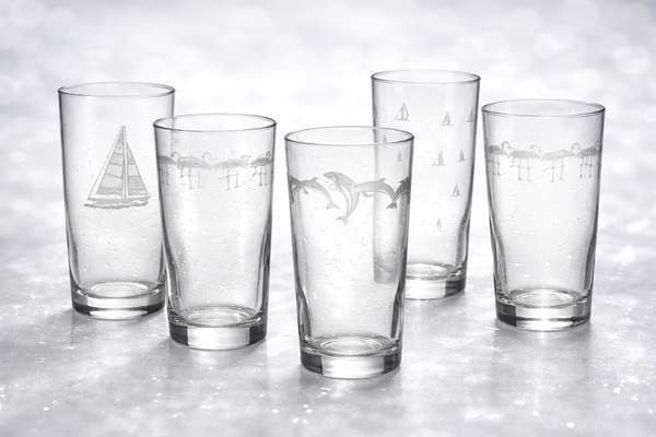 Etched Highball Glass – 15oz