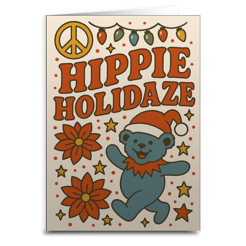 Hippie Holidaze Christmas Card