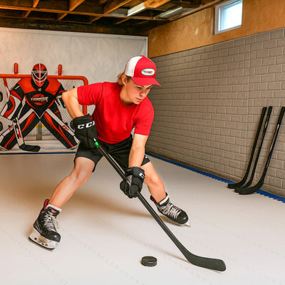 Hockey Flooring Tiles for Training Dryland Synthetic Ice Tiles Hockey Shooting Equipment