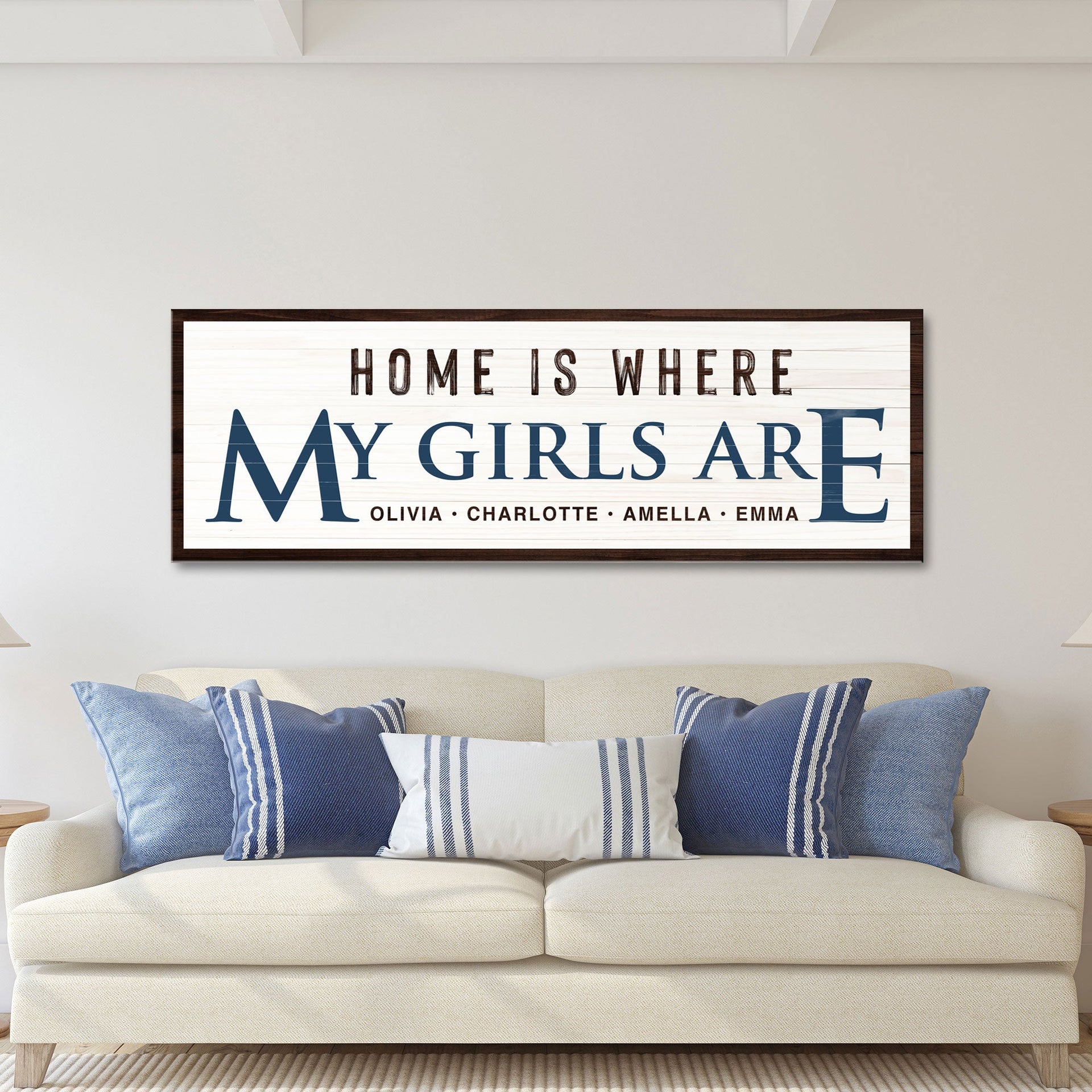 Home Is Where My Girls Are Sign III