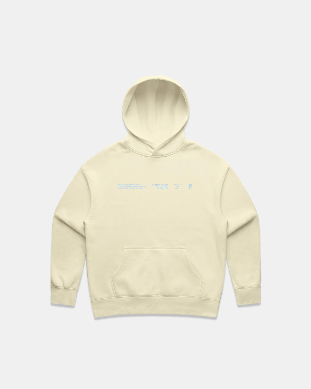 Women's Sueded Slogan Hoodie - Butter