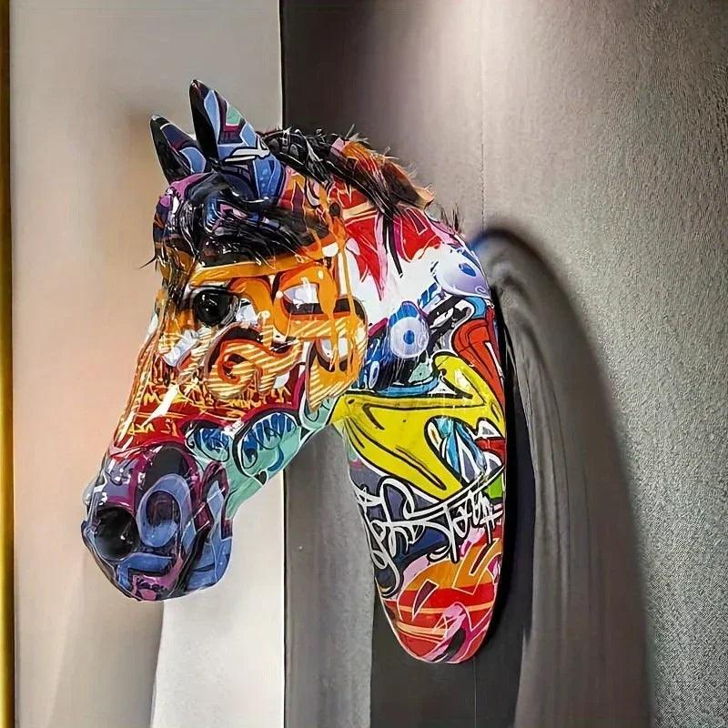 Horse Head - Handcrafted Gold Large