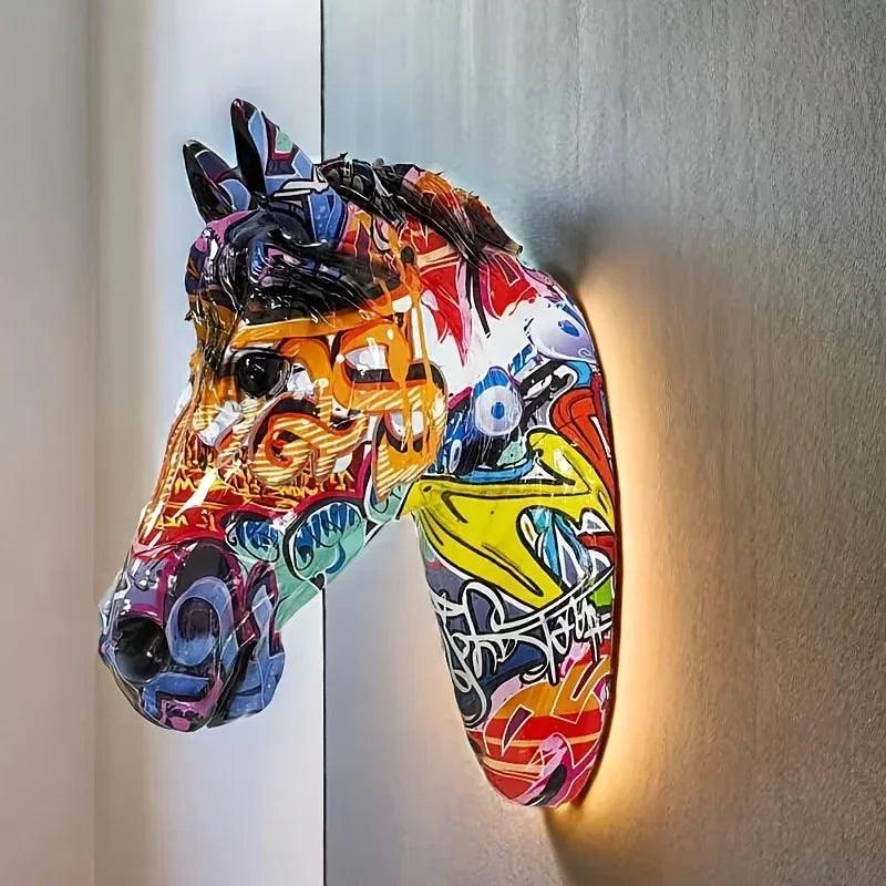 Horse Head - Handcrafted Gold Large