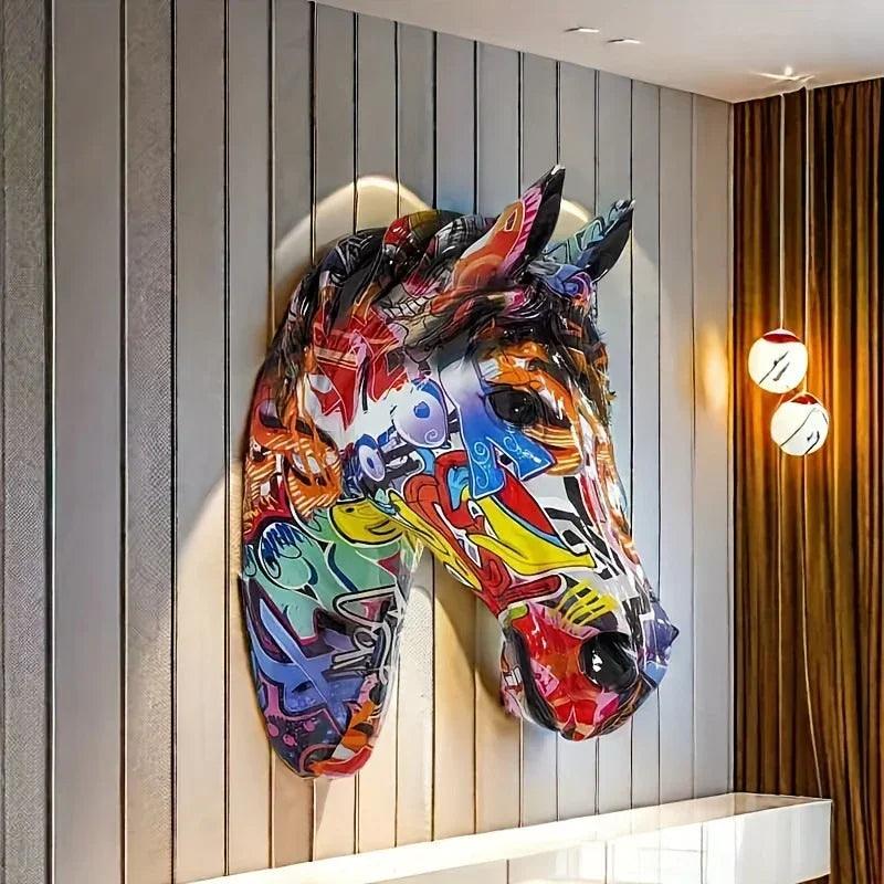 Horse Head - Handcrafted Gold Large