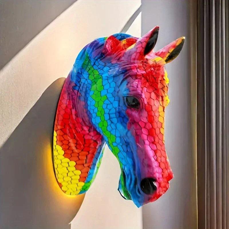 Horse Head - Handcrafted Gold Large