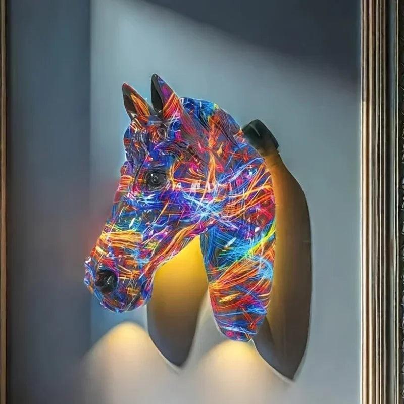 Horse Head - Handcrafted Gold Large