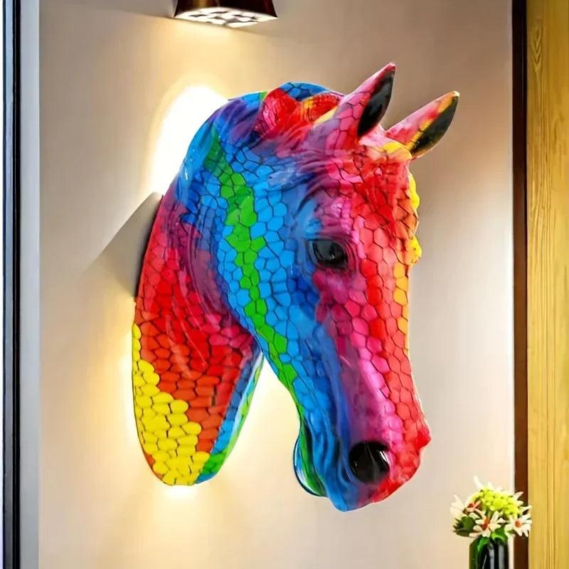 Horse Head - Handcrafted Gold Large