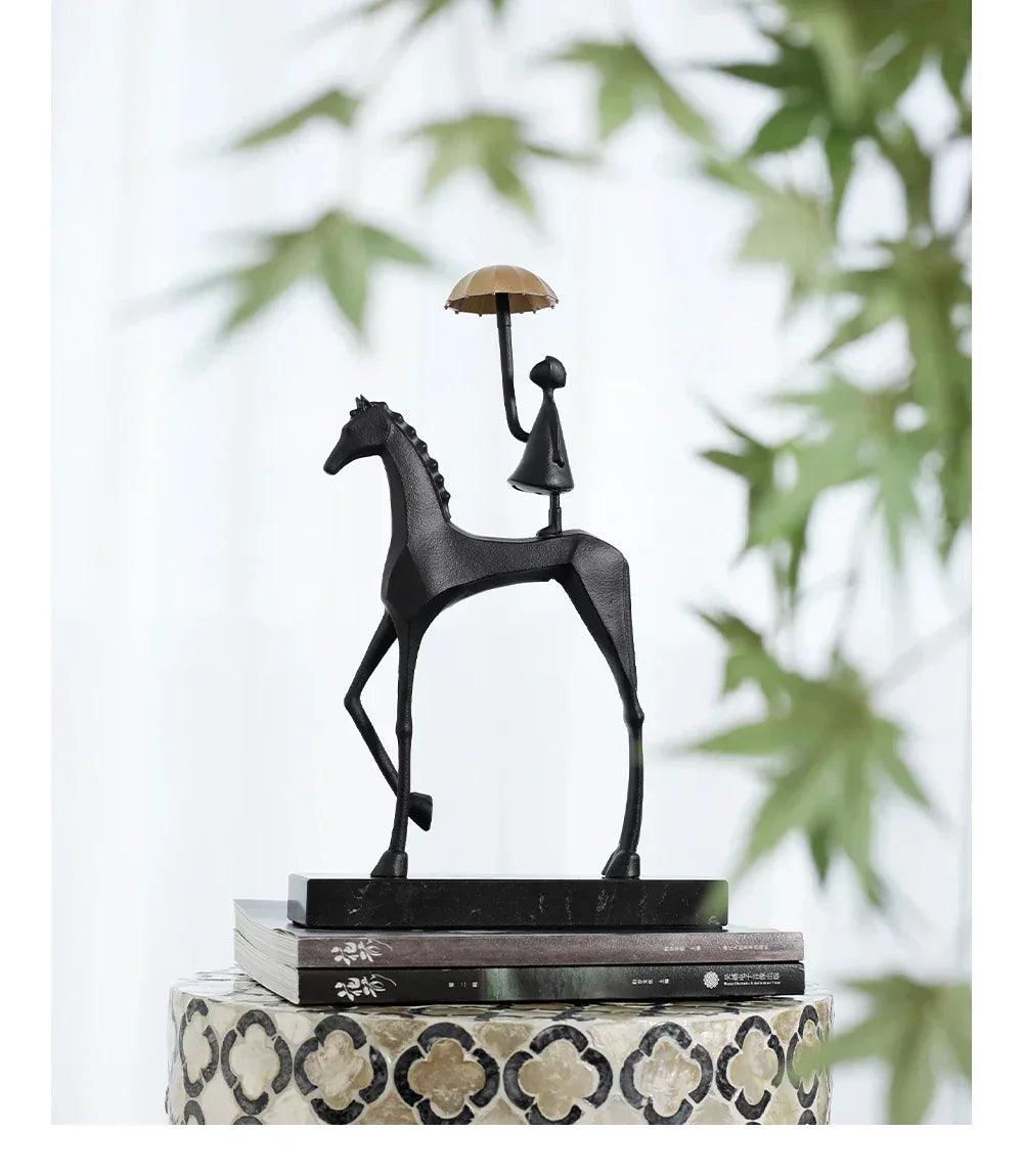 Horse Sculpture - Decorative Horse Figurine