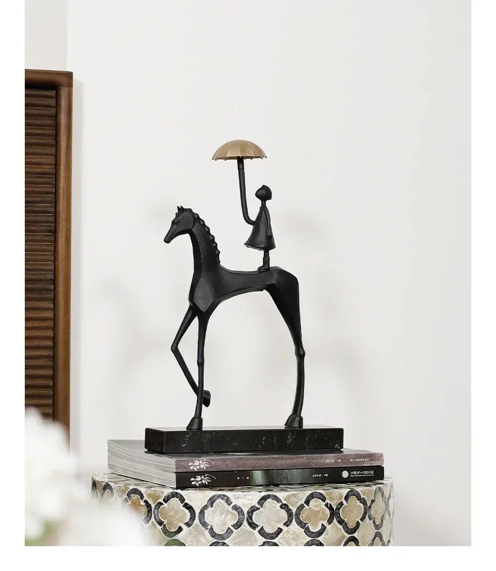 Horse Sculpture - Decorative Horse Figurine