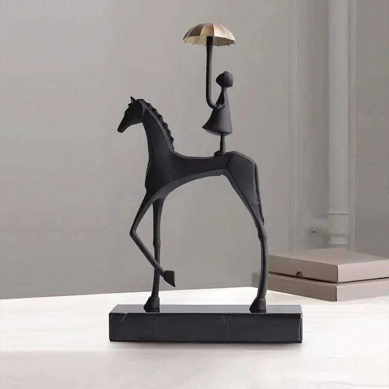Horse Sculpture - Decorative Horse Figurine