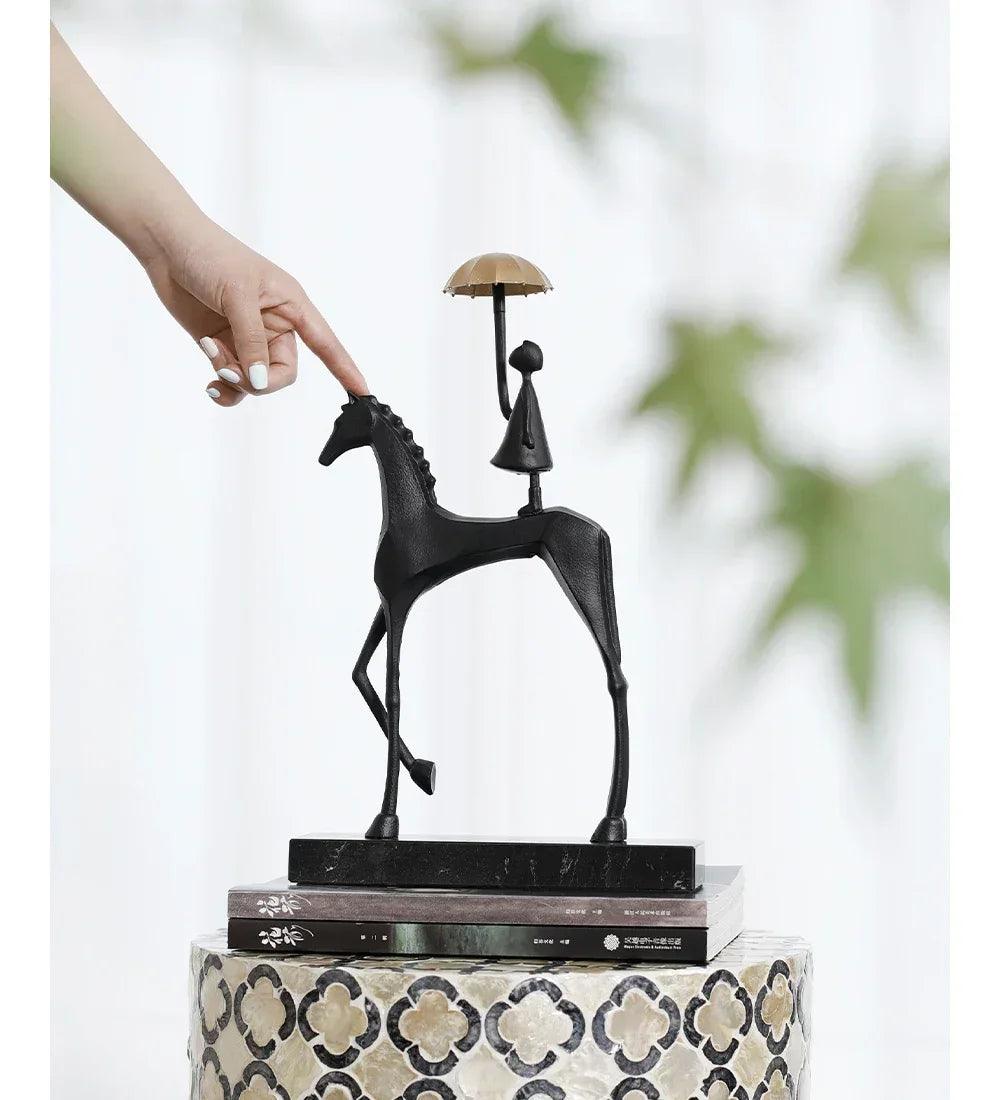 Horse Sculpture - Decorative Horse Figurine