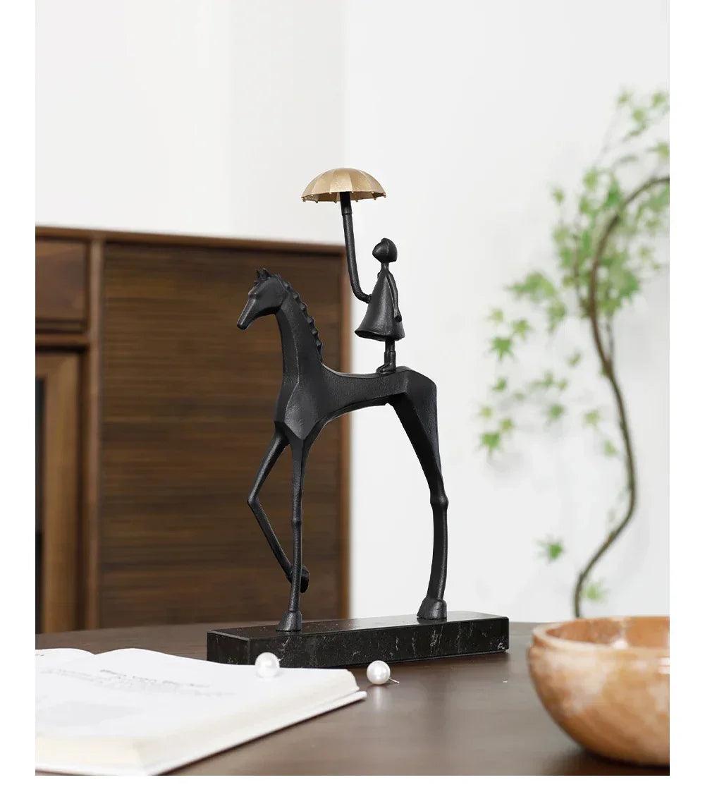 Horse Sculpture - Decorative Horse Figurine