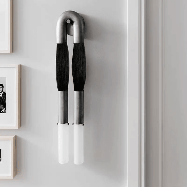 Modern Brass and Glass Wall Sconce