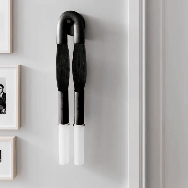 Modern Brass and Glass Wall Sconce