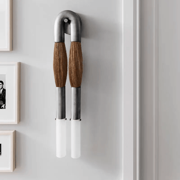 Modern Brass and Glass Wall Sconce