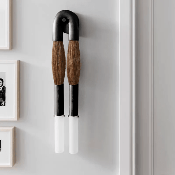 Modern Brass and Glass Wall Sconce