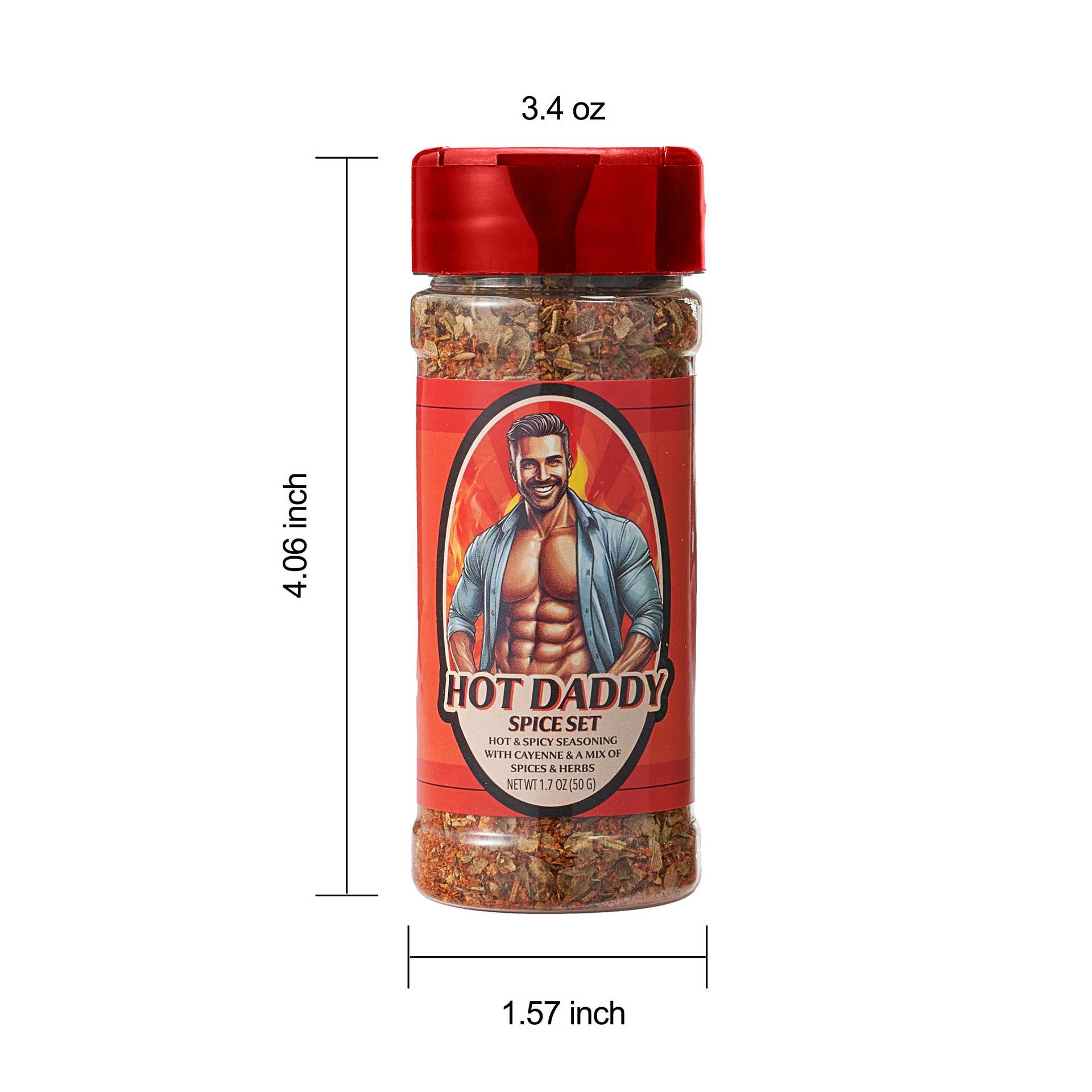 Spice Rub BBQ Gift Set - Hot Daddy, Sugar Daddy, Spice Daddy Barbecue Seasoning - Sweet, Spicy Gift for Him, Her - Fathers Day Dad Gifts Christmas Stocking Stuffers for Housewarming, Kitchen, Cooking