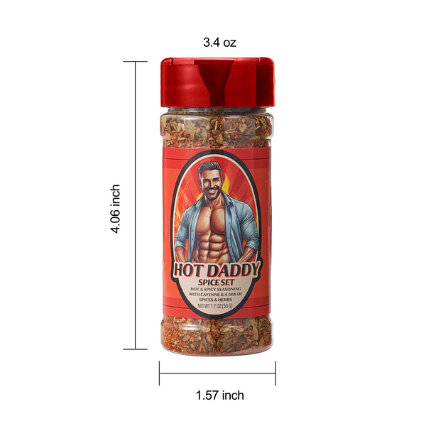 Spice Rub BBQ Gift Set - Hot Daddy, Sugar Daddy, Spice Daddy Barbecue Seasoning - Sweet, Spicy Gift for Him, Her - Fathers Day Dad Gifts Christmas Stocking Stuffers for Housewarming, Kitchen, Cooking