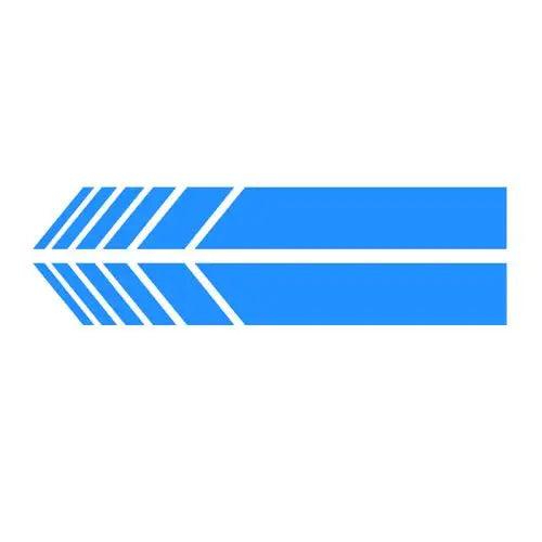 2pcs Car Styling Auto SUV Vinyl Graphic Car Sticker Rearview Mirror Side Decal Stripe DIY Car Body Decals 15.3*2cm