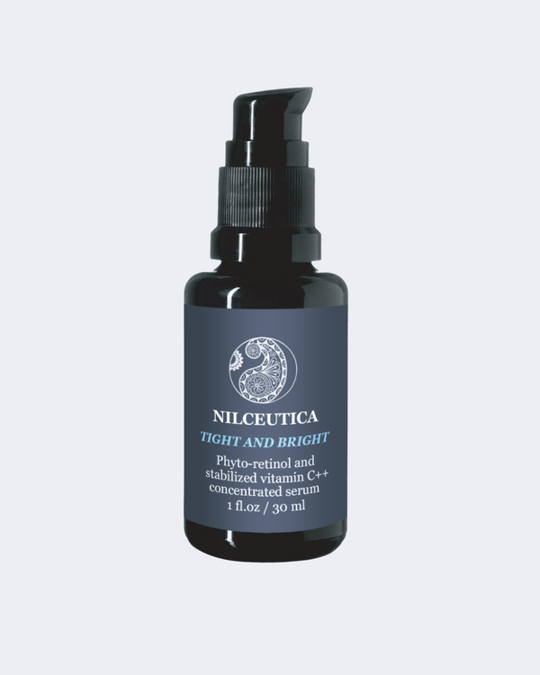 TIGHT AND BRIGHT, an Advanced Gentle Phyto-Retinol and Vitamin C Serum, 12 Innovative Technologies, 55% High-Performance Cosmeceuticals