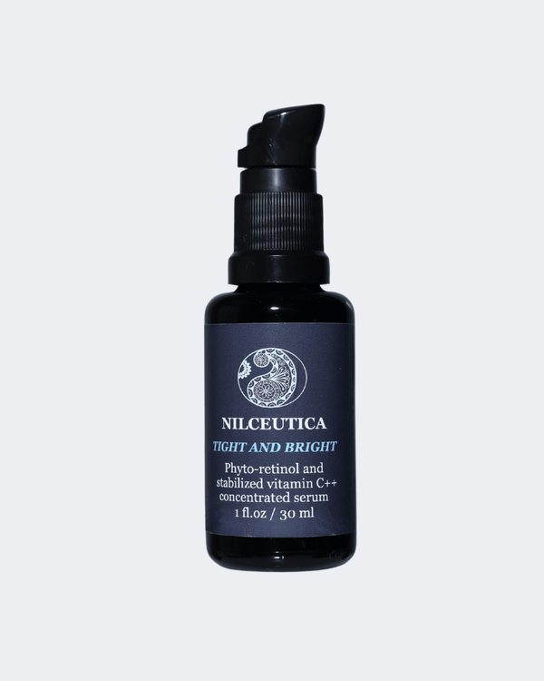 TIGHT AND BRIGHT, an Advanced Gentle Phyto-Retinol and Vitamin C Serum, 12 Innovative Technologies, 55% High-Performance Cosmeceuticals