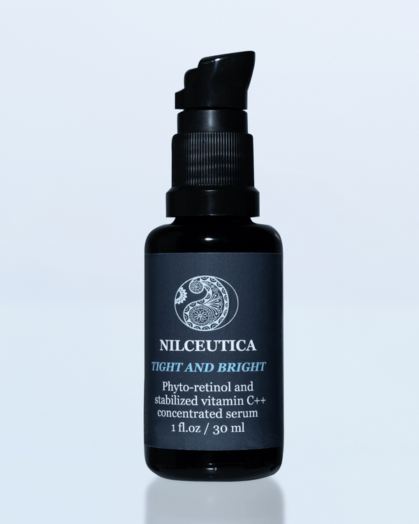 TIGHT AND BRIGHT, an Advanced Gentle Phyto-Retinol and Vitamin C Serum, 12 Innovative Technologies, 55% High-Performance Cosmeceuticals