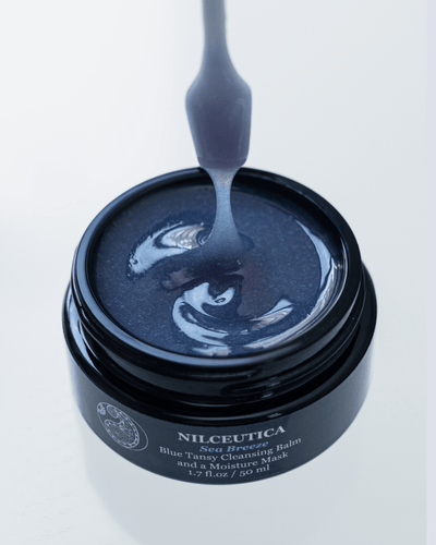 Sea Breeze Moisturizing Blue Tansy Cleansing Balm and a Moisture Mask