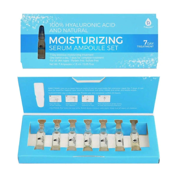 100% Hyaluronic Acid & Natural Moisturizing Serum Ampoule Set - Gifts for You 'n Me