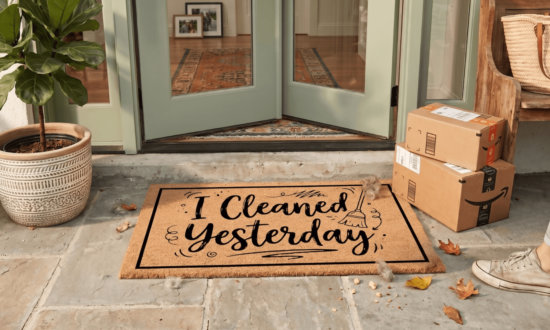 I Cleaned Yesterday