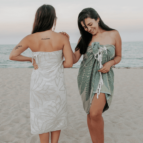 Turkish Towel | Body Towel | Oat + White